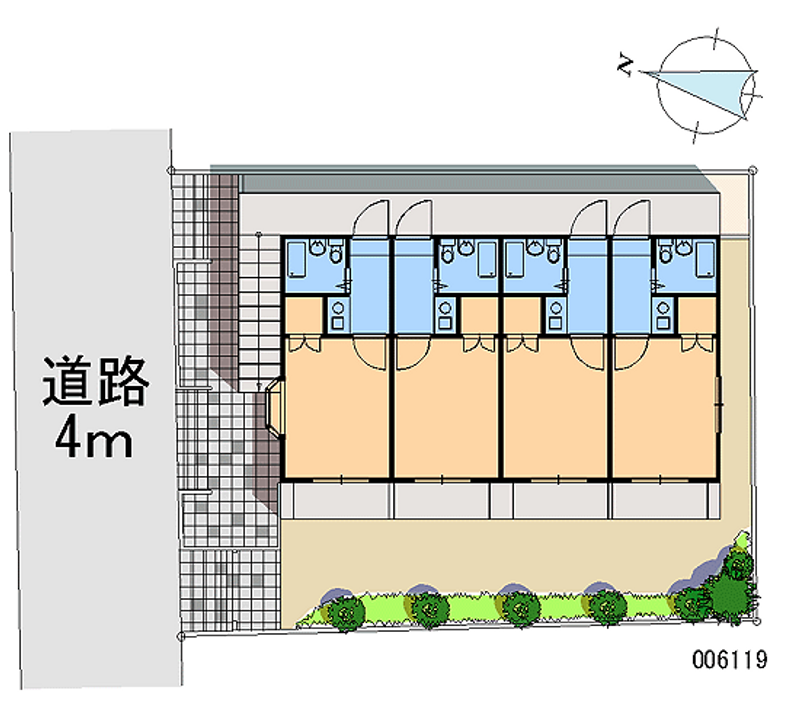 レオパレス洗足池第３ 区画図