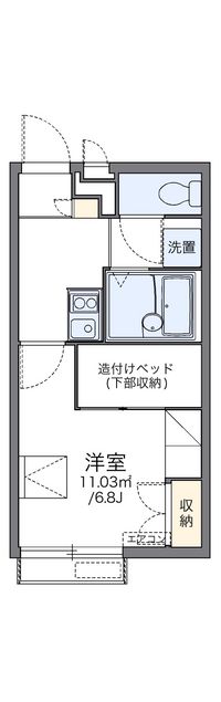 レオパレスＬｏｔｕｓ坂下 間取り図