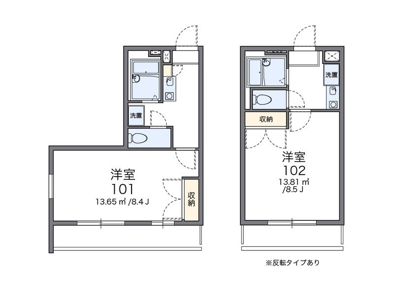 レオパレス藤 間取図