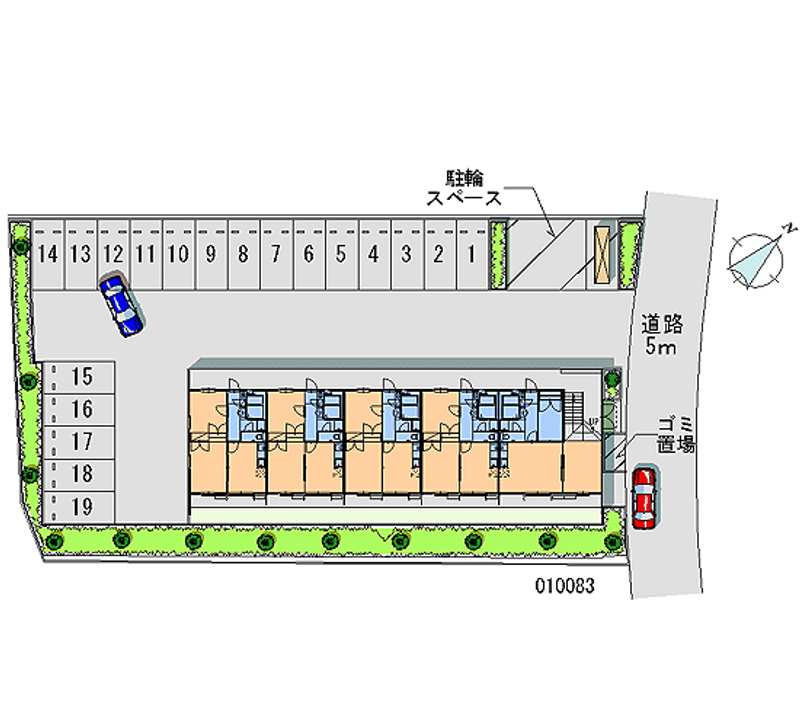 10083 Monthly parking lot