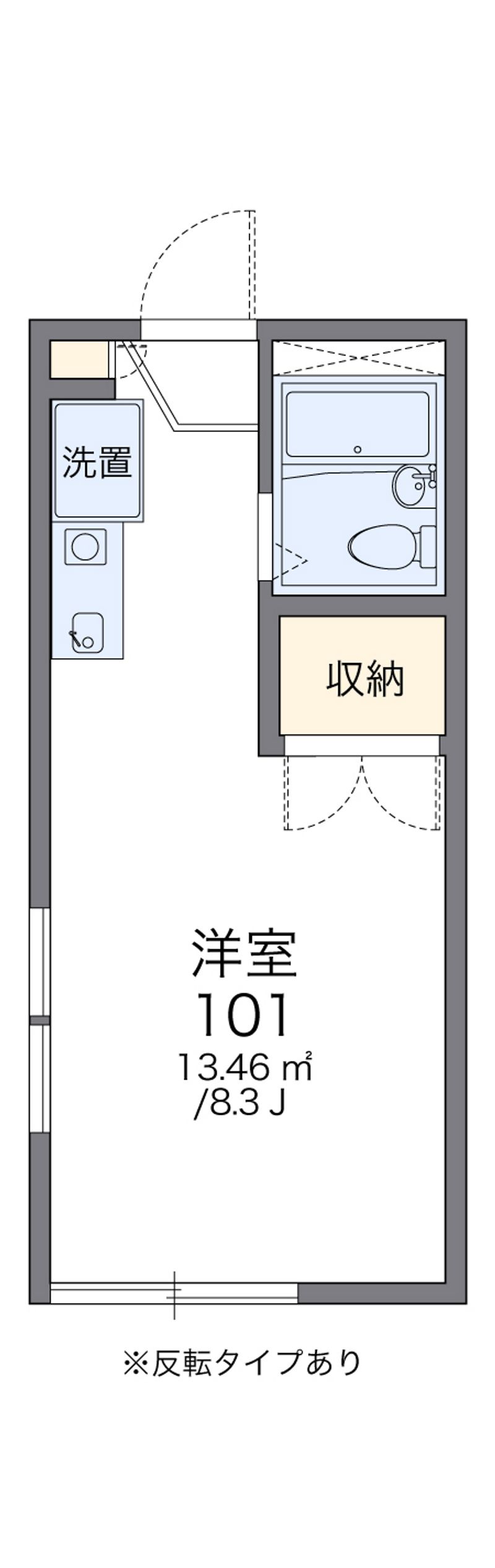 レオパレスリュミエール 間取図