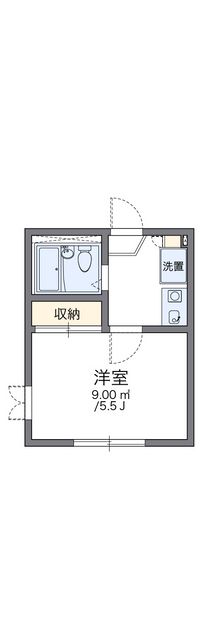 レオパレスデルニエ 間取り図
