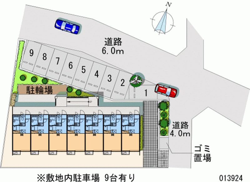 レオパレスカルフール 月極駐車場