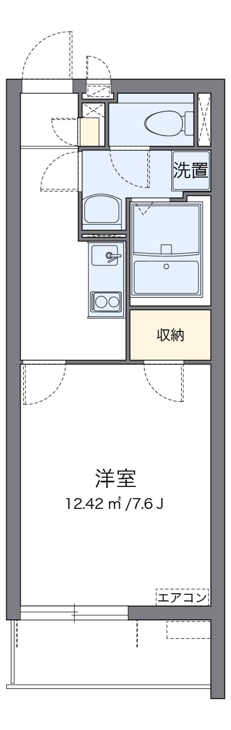 クレイノグレイスⅤ 間取図