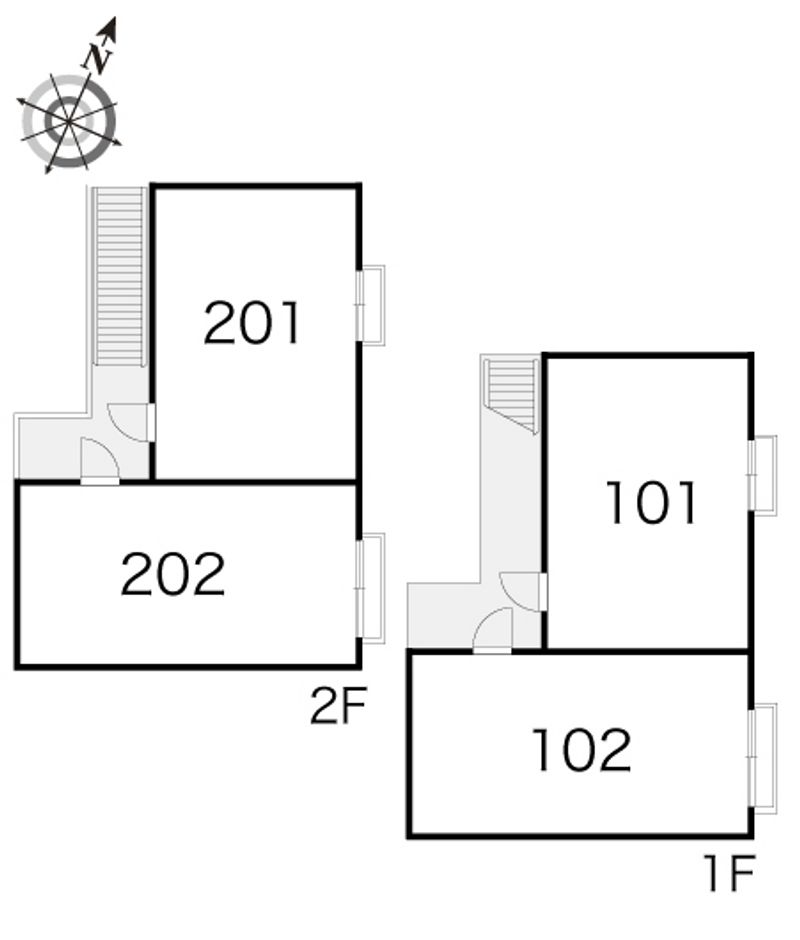 レオパレスＴＡＭＡ 間取配置図