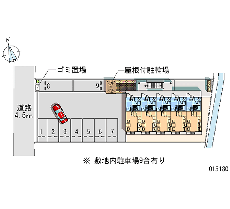 レオパレス高茶屋 月極駐車場