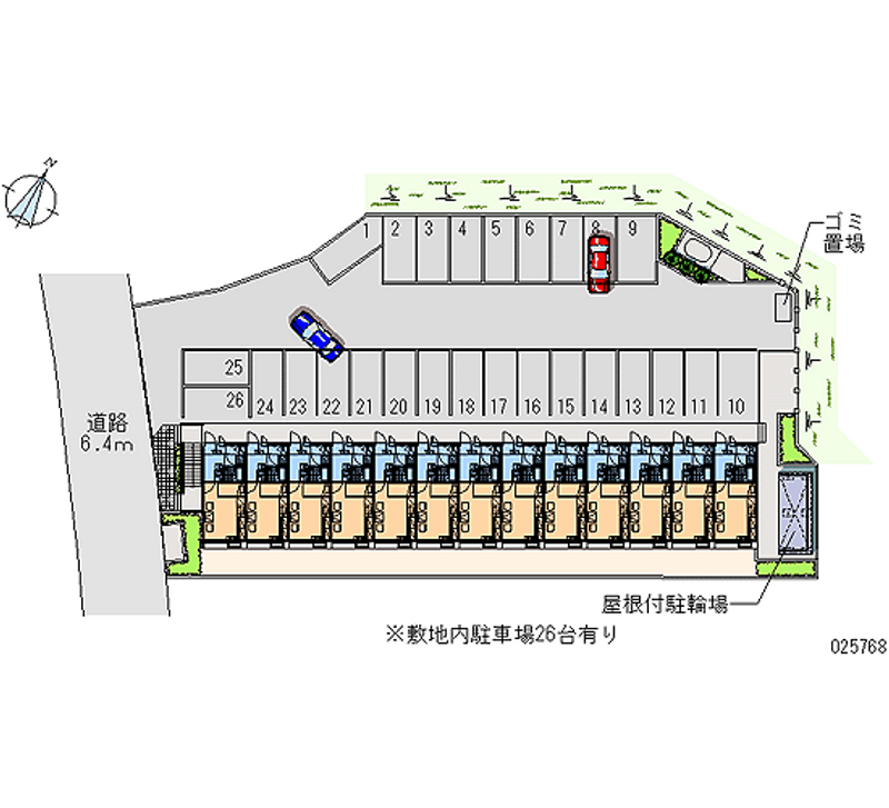 25768 Monthly parking lot