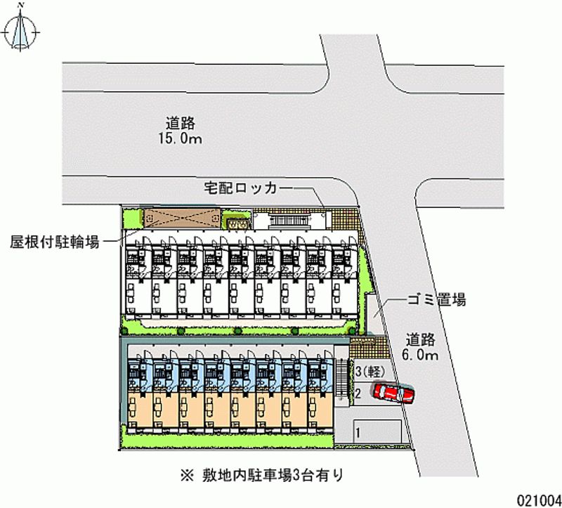 レオパレスネイバーズＳ 区画図