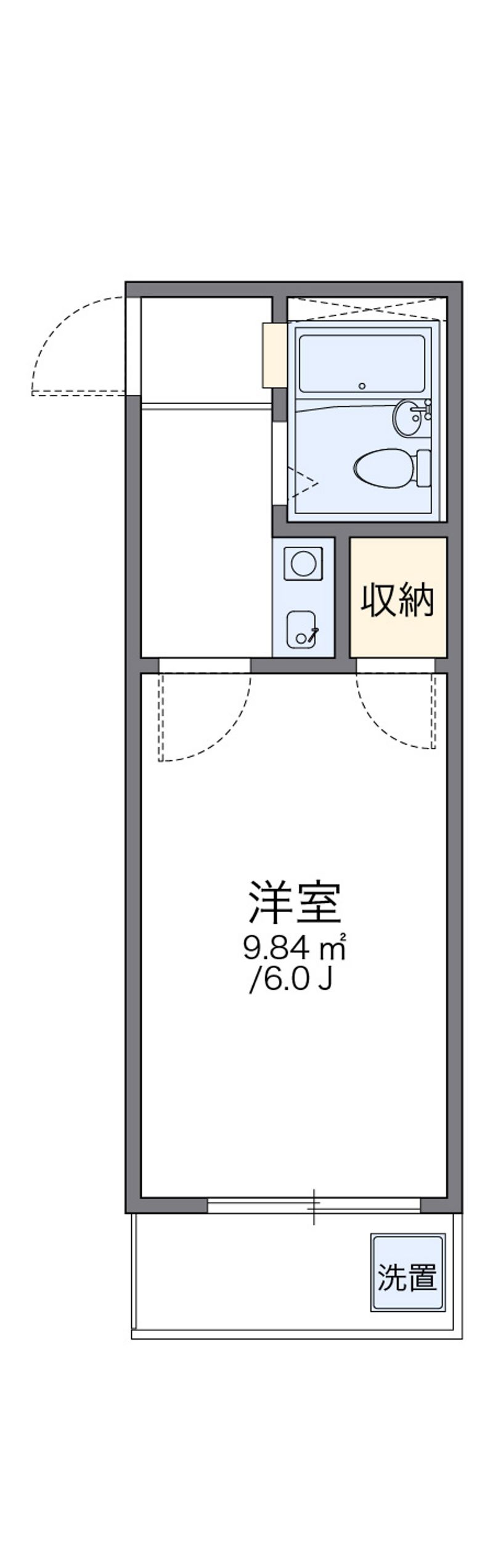 レオパレス瀬崎第１ 間取図