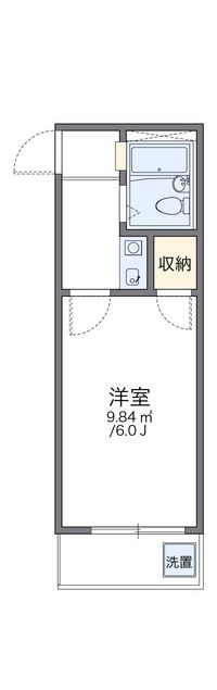 レオパレス瀬崎第１ 間取り図