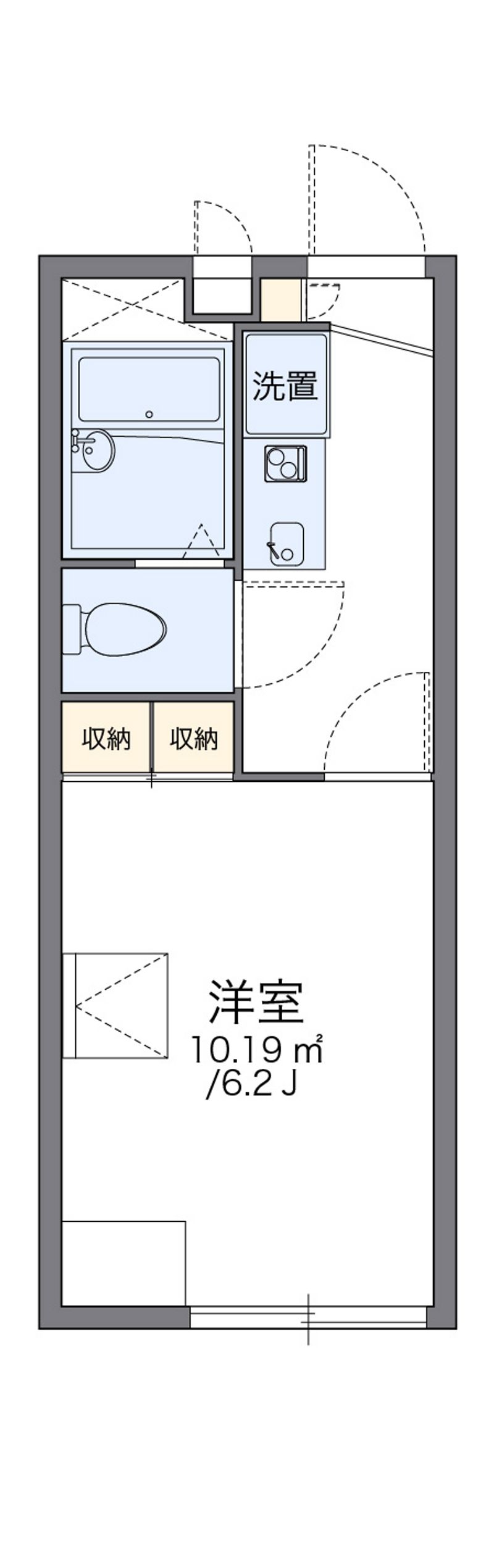 レオパレスカルム 間取図