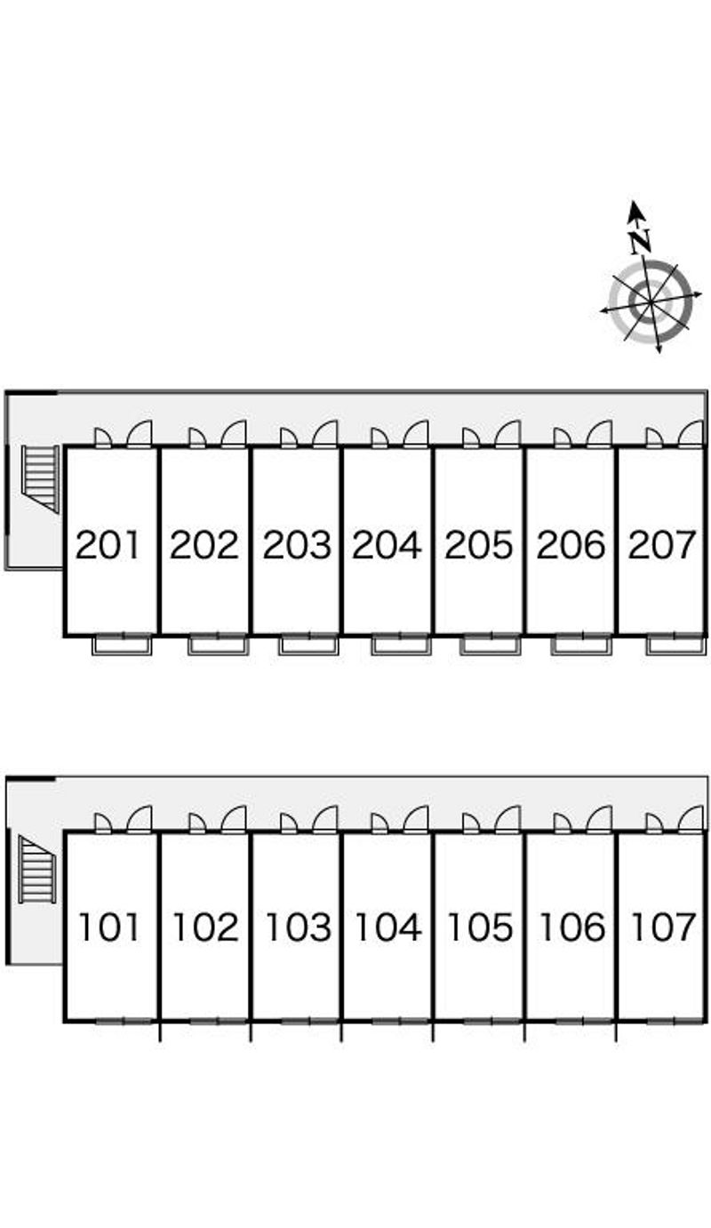 レオパレスパシオネ 間取り配置図