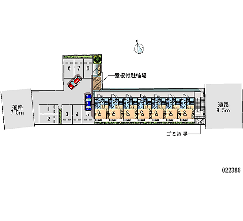 レオパレスＫＭ　Ⅰ 月極駐車場