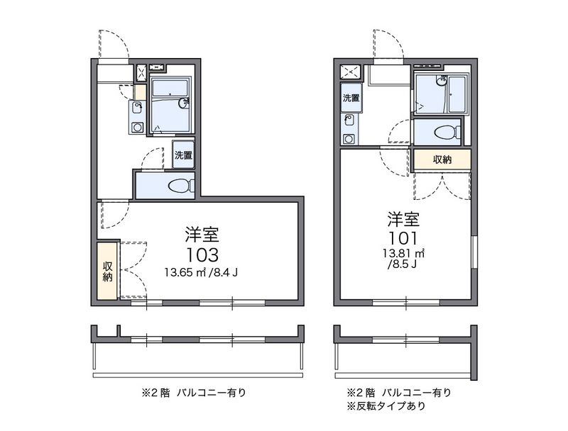 レオパレスプレミールＹ’ｓ 間取図