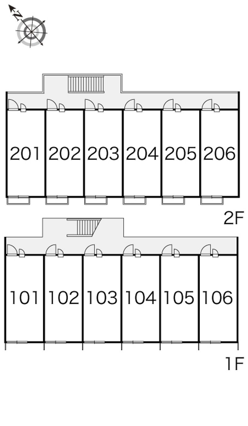 レオパレスＫＵ 間取り配置図