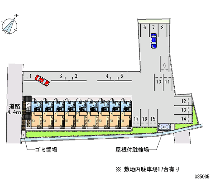 35005月租停车场