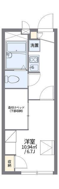 レオパレス平野屋 間取り図