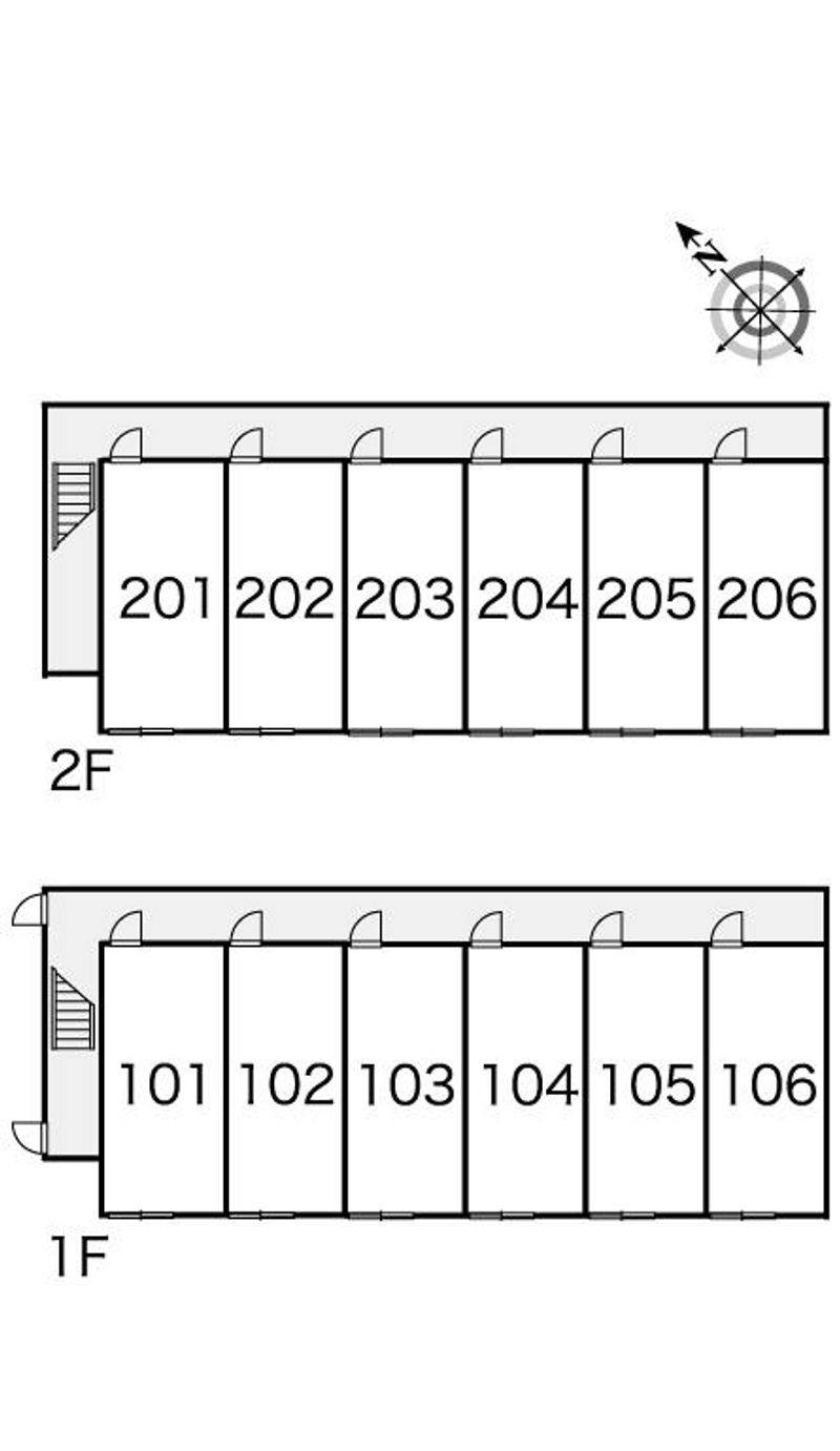 レオパレスＫ　Ｔ 間取り配置図