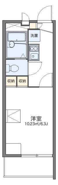 レオパレスツインスターコートⅡ 間取り図