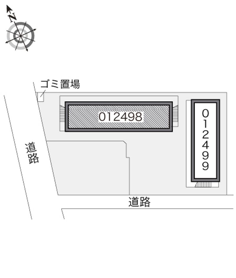 レオパレスマ・メゾンＡ 配置図