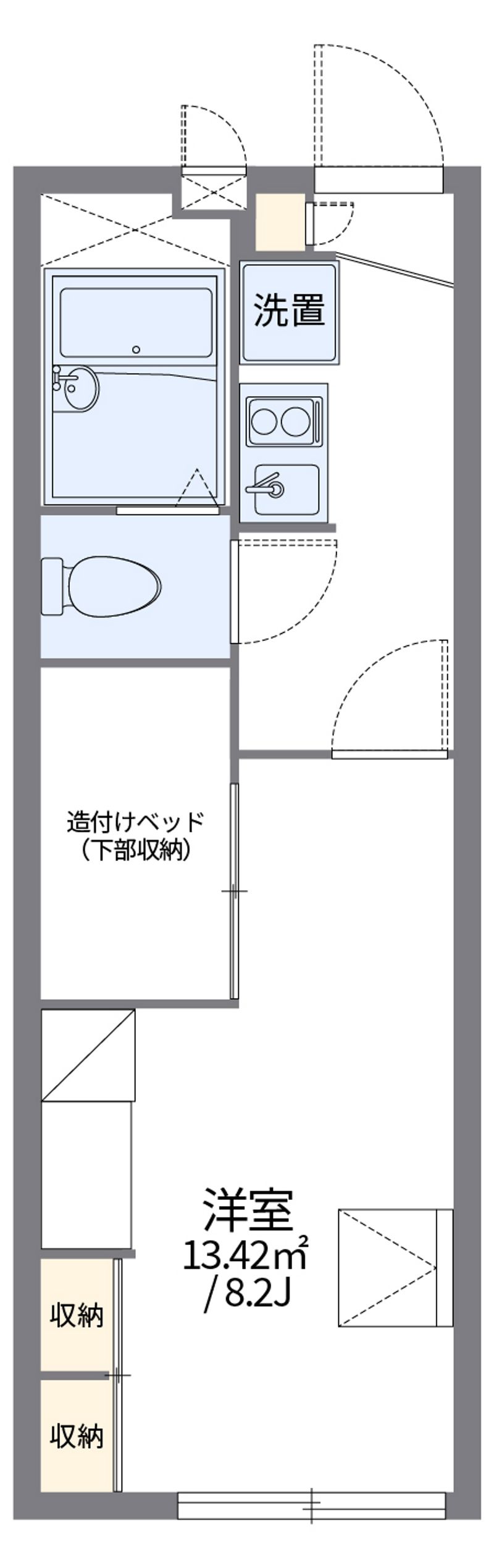 レオパレスムート 間取図