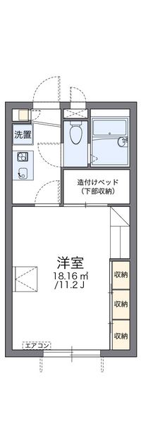 レオパレス加那 間取り図