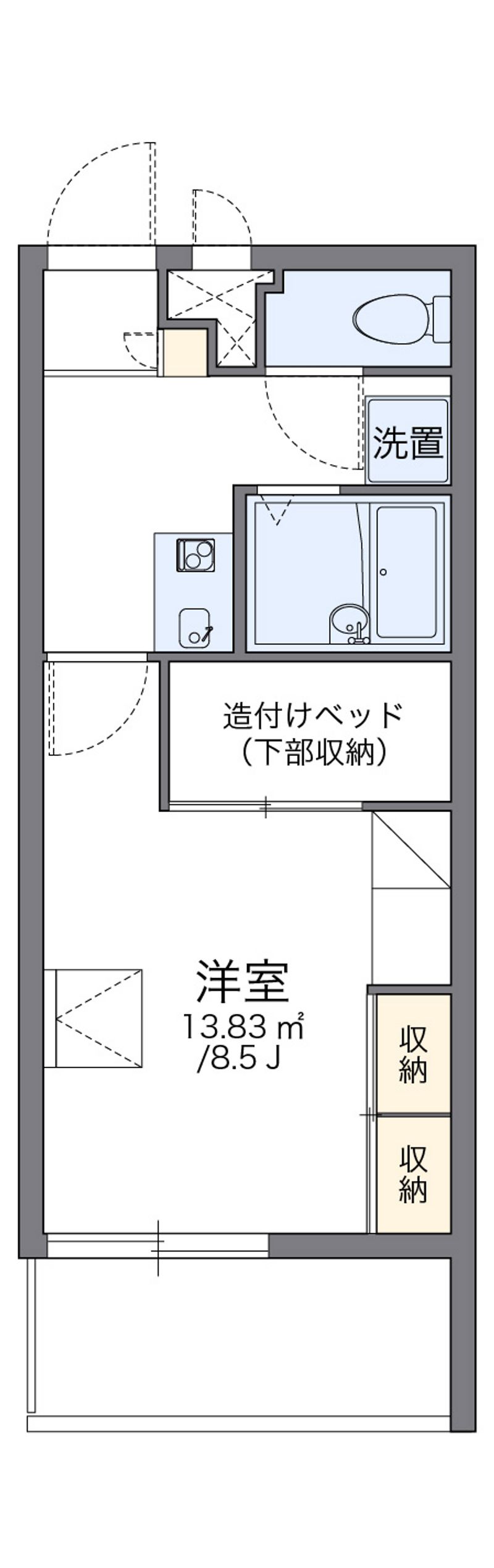レオパレス又吉 間取図