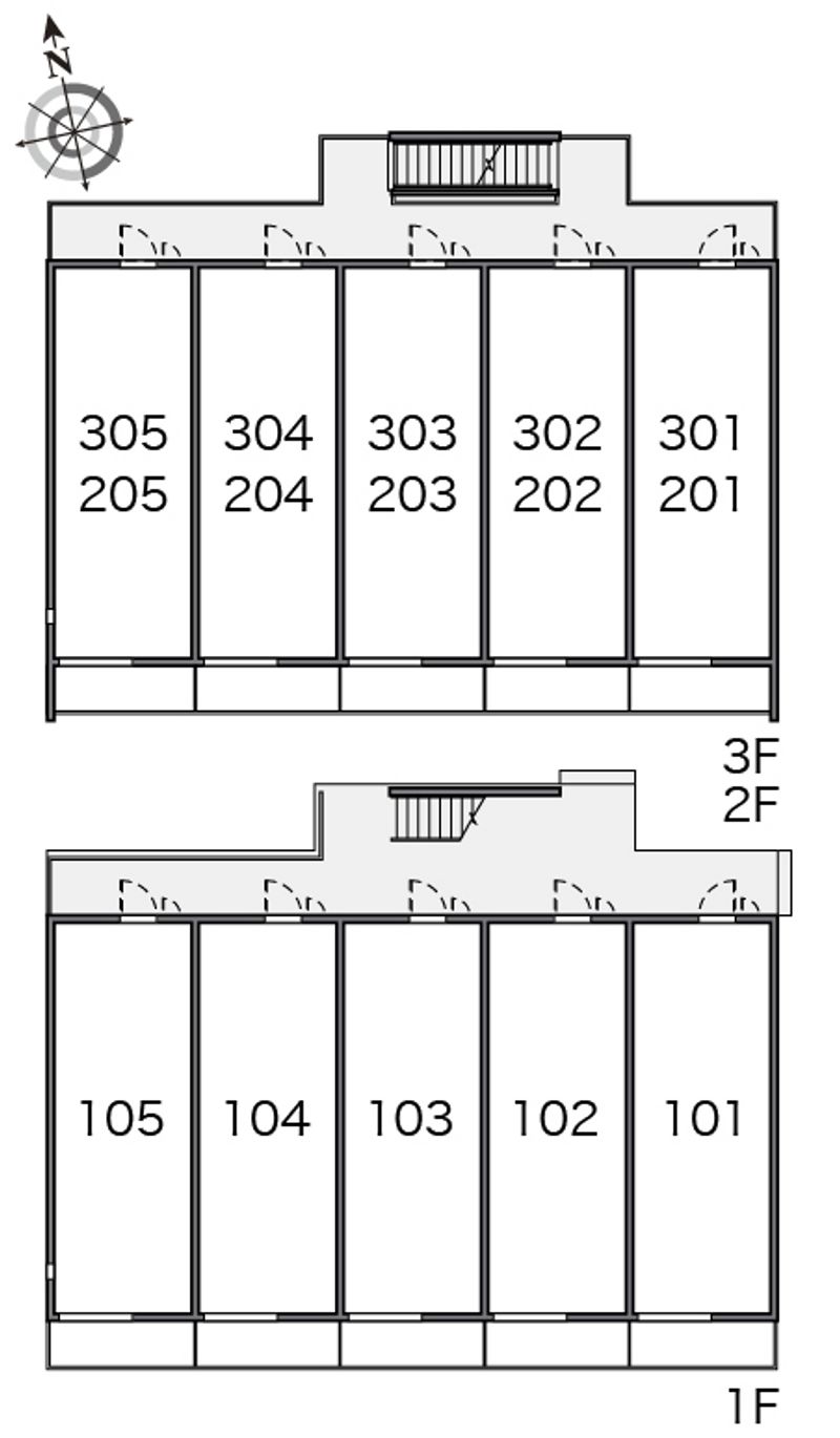 ミランダシャンデフレーズⅡ 間取り配置図