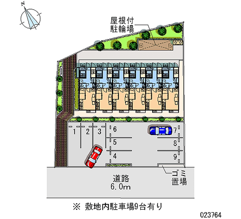 レオパレス漠 区画図