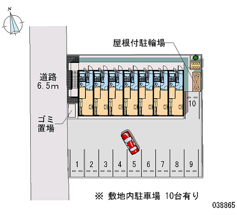 38865 bãi đậu xe hàng tháng