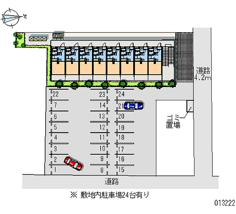 13222月租停車場