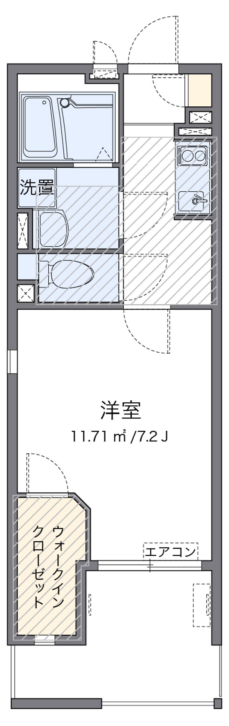 レオネクストＤ２　ａ１ 間取図