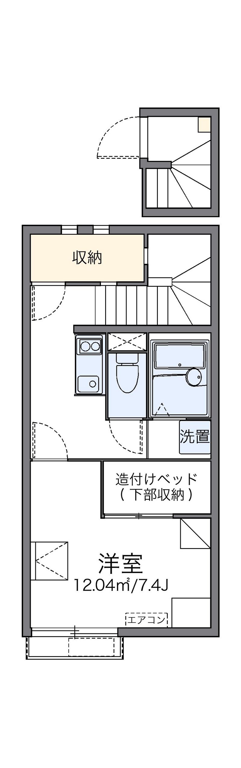 レオネクストホクトⅡ 間取図