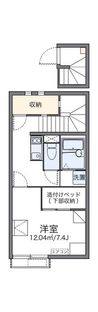 レオネクストホクトⅡ 間取り図