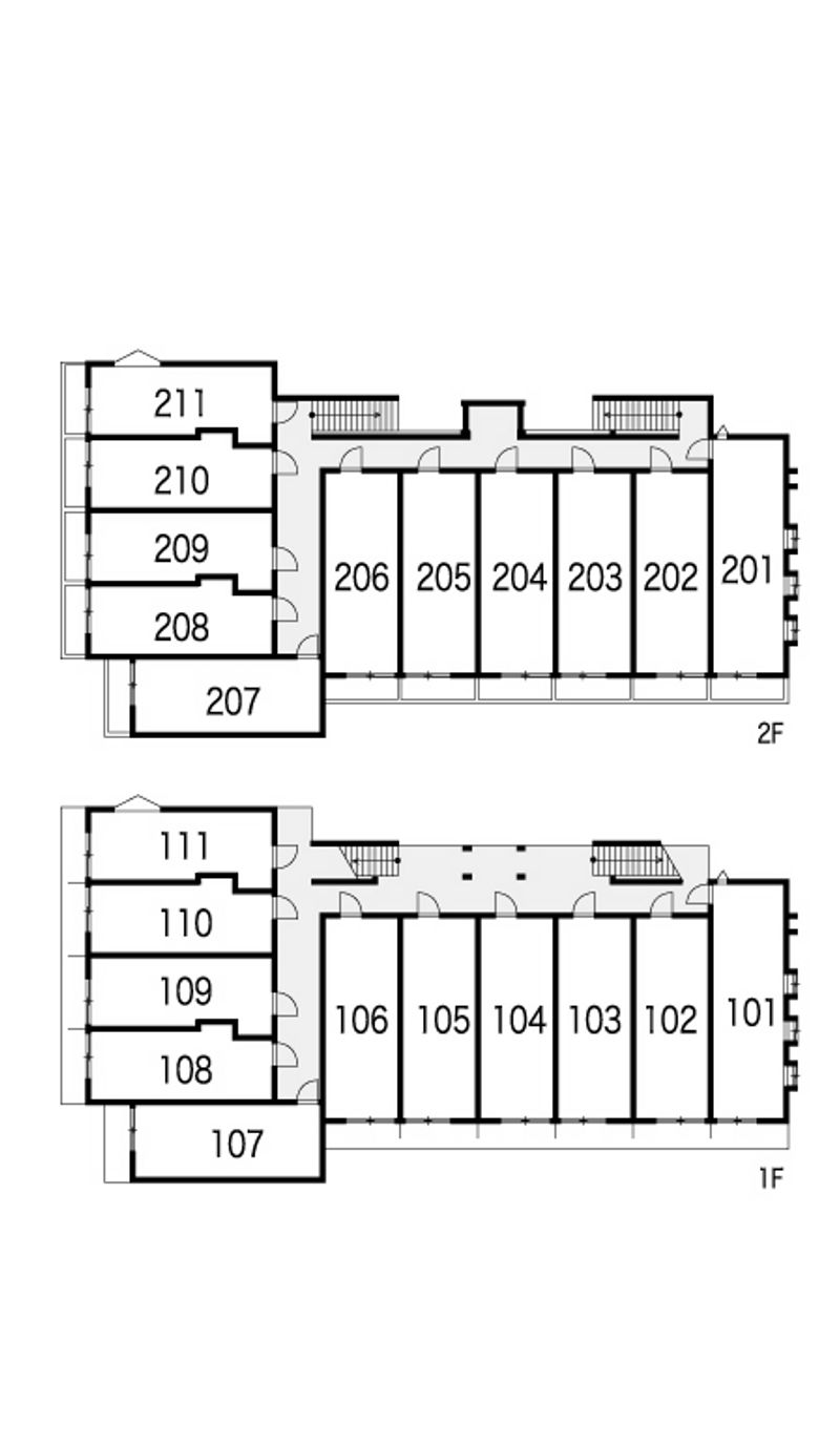 レオパレス姫路 間取配置図