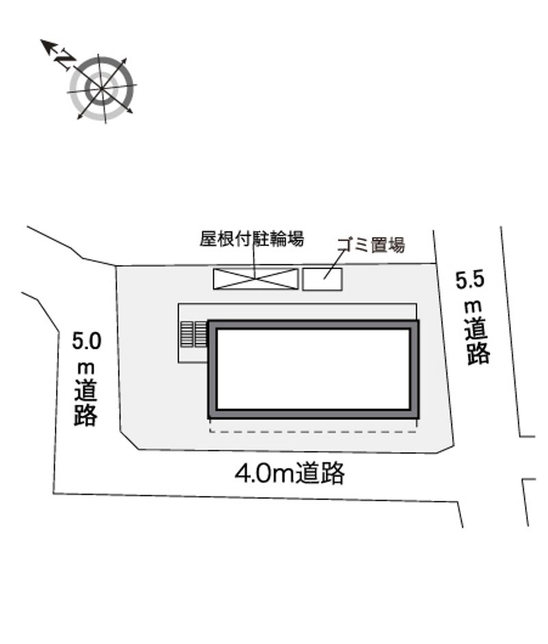 レオパレスシャルメ 配置図