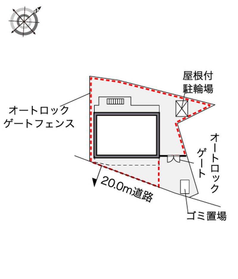 レオパレスコスモス 配置図