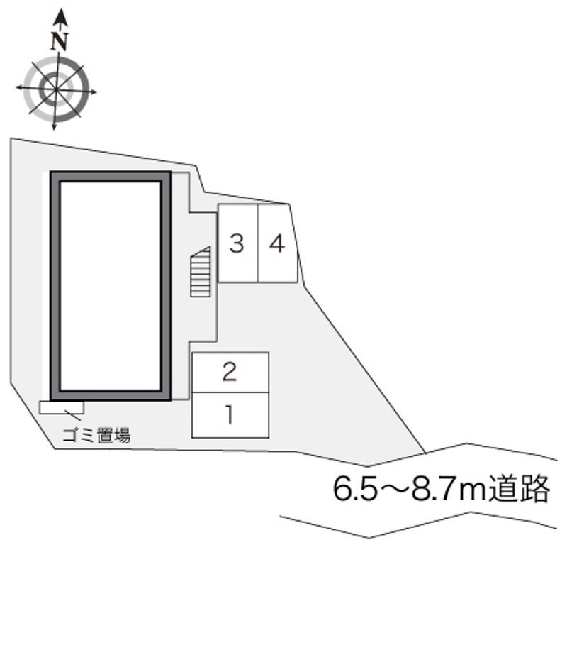 レオパレスバーディーⅤ 駐車場