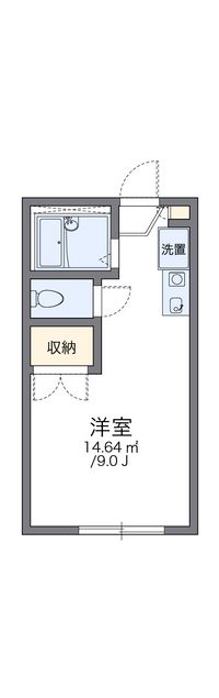 レオパレスシャルム 間取り図