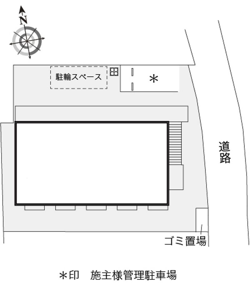 レオパレス武蔵 配置図