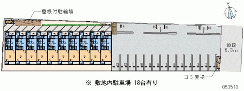 レオネクストパテール原町 月極駐車場