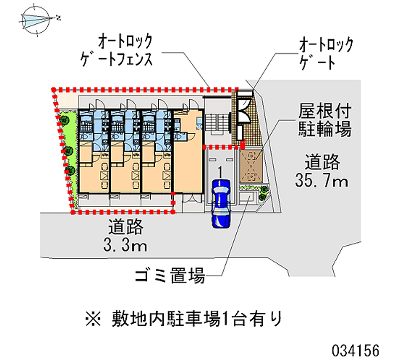 34156 Monthly parking lot