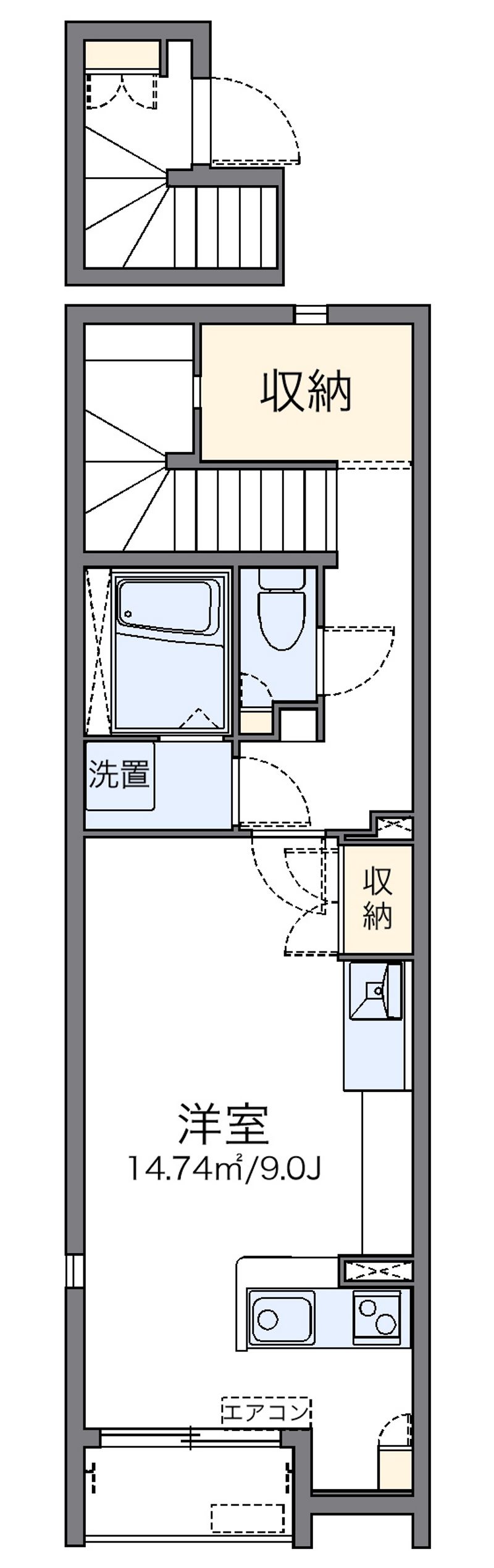 レオネクスト雷神Ⅱ 間取図