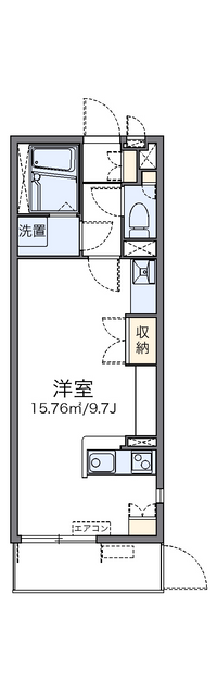 レオネクスト中川Ⅲ 間取り図