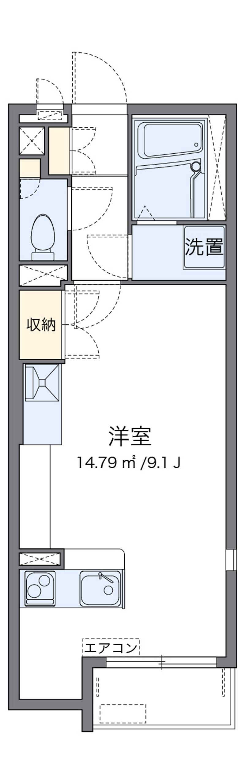 ミランダ山根Ⅳ 間取図