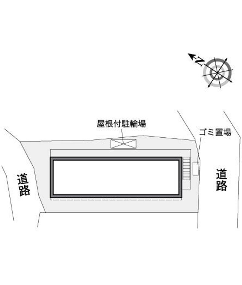 レオパレスヒーローズ山手 配置図