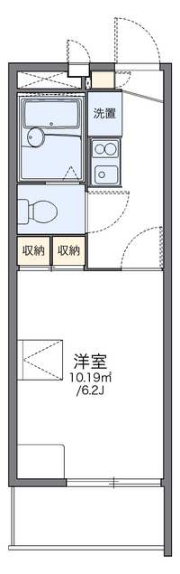 レオパレス糸田橋東 間取り図