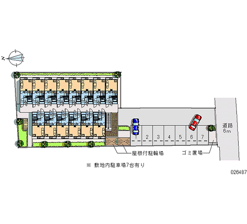 26487 Monthly parking lot