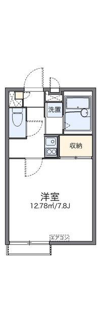 レオパレスアステール 間取り図