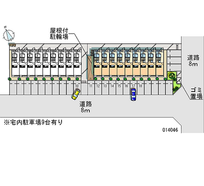 14046 Monthly parking lot